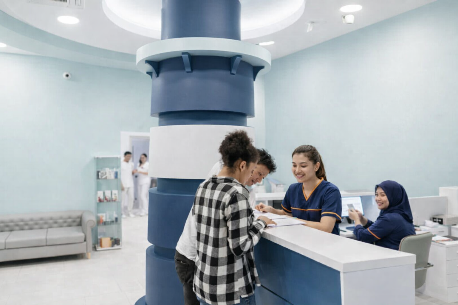 Modern medical facility